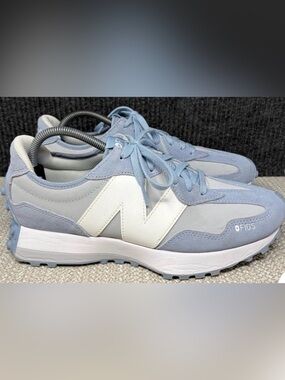 New Balance Women's Sneakers in Light Blue and White